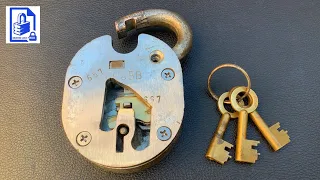 440. Cutting open a Chubb Cruiser - Looking at the levers and How to make a cutaway practice padlock
