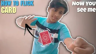 HOW TO FLICK/THROW A CARD like HARRY POTTER | Now You See Me | Tutorial -  in hindi