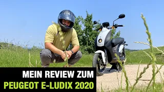 2020 Peugeot e-Ludix (4 PS) 🛵 Elektro-Roller im Fahrbericht | E-Scooter Review | Reichweite | Laden