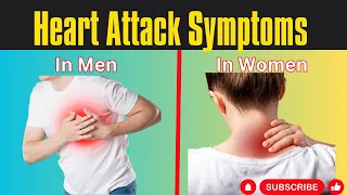 Heart attack signs and symptoms| Heart attack symptoms in men vs women