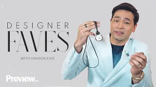 Hayden Kho Shares His Favorite Designer Items | Designer Favorites | PREVIEW