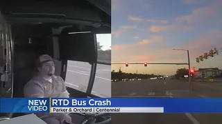 Video shows RTD bus driver moments before crash in Centennial