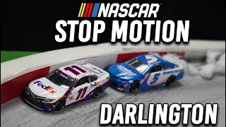 Video Game move with Dicast Cars | Darlington Stop Motion | NASCAR Playoffs