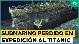 La historia del submarino perdido en expedición al Titanic: Iba con cinco personas