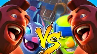 ХОГ + МЫШИ ПРОТИВ ХОГА И КОПЕЙЩИКОВ | CLASH ROYALE BATTLE