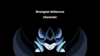 Strongest deltarune characters