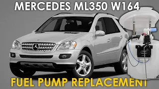 HOW TO REPLACE (REMOVE/INSTALL) FUEL PUMP FOR MERCEDES BENZ ML 350 W164 2007 M CLASS #ml350