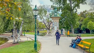 Vienna Walk Stadtparkt to Karlskirche, April 2024 | 4K HDR