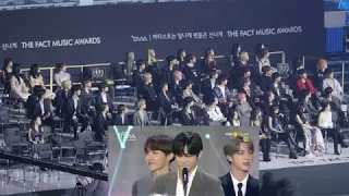 IDOLS React to BTS 방탄소년단 DAESANG SPEECH TMA @THE FACT MUSIC AWARDS 2019