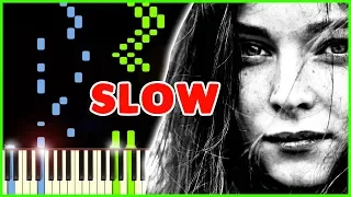 WIND (Brian Crain) SLOW PIANO Tutorial