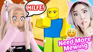 Mache niemals eine JAWLINE als GIGA CHAD im neu NEED more MEWING roblox (Grimace & good ending)