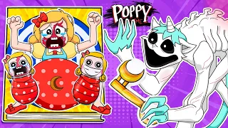 Making Poppy Playtime Chapter 3 Game Book🍔(+ Smiling Critters Squishy) Miss Delight Rescues Her Baby