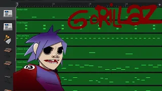 Gorillaz - 19-2000 On iPad (GarageBand)