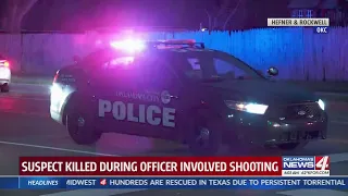 Suspect killed in officer-involved shooting in NW Oklahoma City