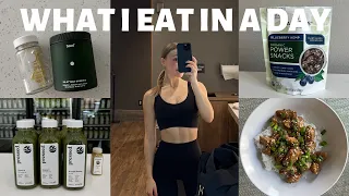 WHAT I EAT IN A DAY: balanced meals, easy recipes, healthy & realistic!