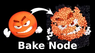 Image Reveal Effect: Bake Node of Geometry Nodes in Blender 4.1 - Tutorial