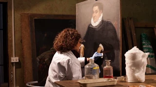 Il restauro del "Ritratto di gentildonna" di Giovan Battista Moroni