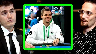 Is Magnus Carlsen good at poker? | GothamChess and Lex Fridman