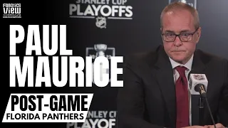 Paul Maurice Reacts to Florida Panthers Taking a 2-0 Lead vs. Toronto Maple Leafs | Post-Game