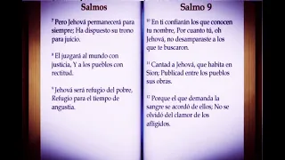 Libro A.T. "Salmo 1 al 150" Reina Valera 1960