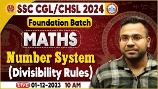 SSC CGL & CHSL 2024, CHSL Maths Demo #1, Number System, SSC Foundation Batch, Maths By Neeraj Sir