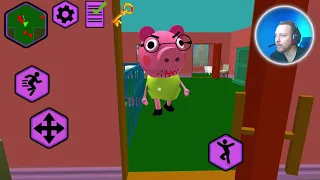 Как пройти игру СЕМЕЙКА ПИГГИ уровень 20 Piggy Neighbor