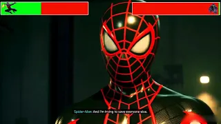 Miles Morales vs. Prowler with healthbars