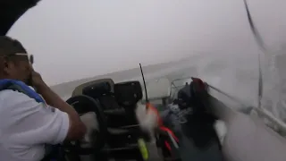 PONTOON vs ANGRY TEXAS PANHANDLE THUNDERSTORM!!!!  Lake Meredith Texas