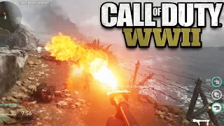 Call of Duty WW2 Multiplayer Gameplay & Impressions at E3 (CoD WW2 Sniper, Flamethrower, M1 Garand)