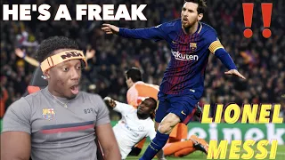 Basketball Fan American Reacts to Lionel Messi vs Physics | BaffourHD