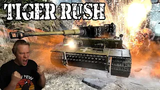 Dak tiger rush vs Rifle spam! (Reakly vs Dexn) Company of Heroes 3