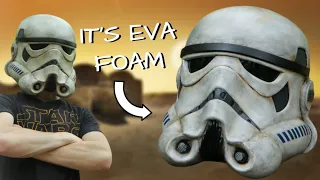 Make Your Own STORMTROOPER Helmet Out Of EVA Foam | With Templates