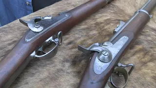 1861 Springfield vs P53 Enfield Rifle  Muskets of the Civil War