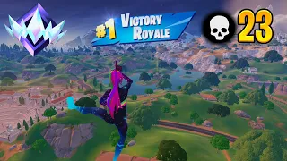 High Elimination Solo Ranked Win Gameplay (Fortnite Chapter 5 Season 2)