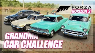 Forza Horizon 3 - Grandma Car Challenge! (Build & Slow Driving)
