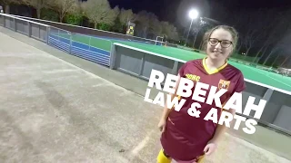 Rebekah at UC - Playing Hockey at UC