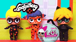 Babies Turn into Miraculous Ladybug, Cat Noir ! Toys and Dolls for Kids | Sniffycat