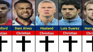 Religion Of Famous Football Players. Christian • Muslim • Buddha