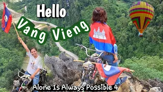 Epi 4, Laos Trip🇱🇦! How i conquer my fear to travel aloneមួយថ្ងៃនៅ វ៉ាំងវៀង VangVieng เที่ยววังเวียง