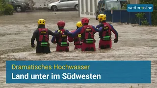 Dramatisches Hochwasser: Land unter im Saarland und in Rheinland-Pfalz