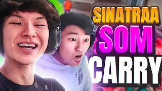 THE SINATRAA AND NRG S0M CARRY IN RANKED !!!