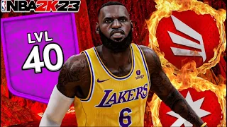 NBA 2K23 LEBRON JAMES BUILD BEST LEBRON JAMES BUILD