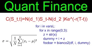 What is Quant Finance