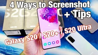 Galaxy S20 / S20+ : How to Take Screenshot (4 Ways + Tips)