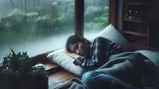 Rain Sounds For Sleeping - 99% Instantly Fall Asleep With Rain And Thunder Sound At Night