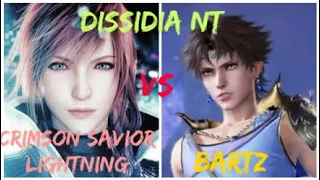 Dissidia NT Lightning vs Bartz 1v1