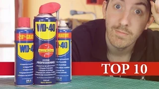 TOP 10 DES UTILISATIONS IMPROBABLES DU WD-40