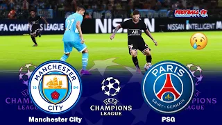 Manchester City vs PSG | UEFA Champions League | Match PES 2021 | Gameplay PC