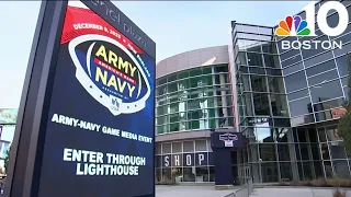 Mass. gets ready for the 1st Army-Navy Game at Gillette Stadium