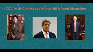 COVID-19 & Climate Change: Former Secretary of State John Kerry and MIT President Rafael Reif